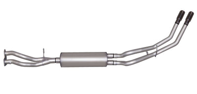 2.25in Cat-Back Dual Sport Exhaust w/3in Tip <br> 96-99 Chevy Tahoe, GMC Yukon 5.7L