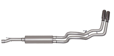 2.5in Aluminized Cat-Back Dual Sport Exhaust System <br> 2006-2007 Dodge Ram 1500 5.7L