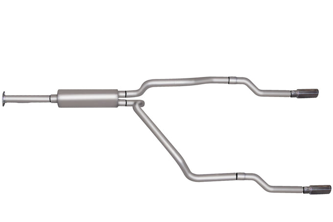 2.5in Cat-Back Dual Split Exhaust w/3.5in Tip <br> 96-99 Chevy GMC K2500 5.7L