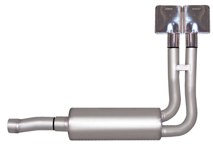 2.5in Cat-Back Super Truck Exhaust w/6in Tip <br> 88-93 Chevy GMC C/K 1500 2500 5.7L