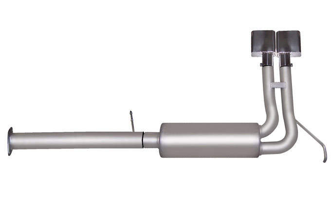 2.5in Cat-Back Super Truck Exhaust w/6in Tip <br> 96-99 Chevy GMC C1500 2500 4.3L,5.0L