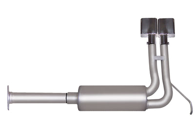 2.5in Cat-Back Super Truck Exhaust w/6in Tip <br> 94-95 Chevy GMC K1500 2500 4.3L,5.0L,5.7L