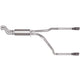 2.5in Cat-Back Dual Split Exhaust w/3.5in Tip <br> 01-06 Chevy Silverado GMC Sierra 2500 HD 6.0L,8.1L