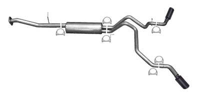 2.25in Cat-Back Dual Extreme Exhaust w/4in Tip <br> 00-06 Chevy Avalanche Suburban GMC Yukon XL 1500