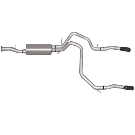2.25in Cat-Back Dual Split Exhaust w/3.5in Tip <br> 07-09 Chevy Tahoe GMC Yukon 4.8L,5.3L