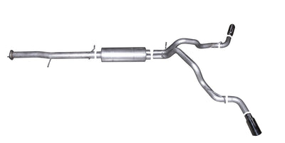 3in Cat-Back Dual Extreme Exhaust w/4in Tip <br> 2007-2009 GMC Sierra 1500 6.2L
