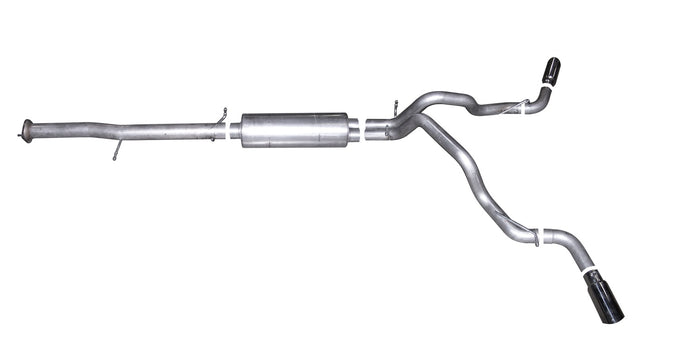 3in Cat-Back Dual Extreme Exhaust w/4in Tip <br> 2007-2009 GMC Sierra 1500 6.2L