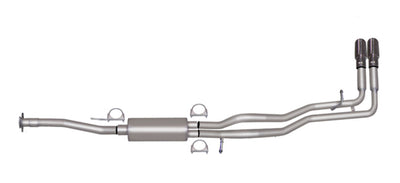 2.25in Cat-Back Dual Sport Exhaust w/4in Tip <br> 15-22 Chevy Colorado, GMC Canyon 2.5L,3.6L