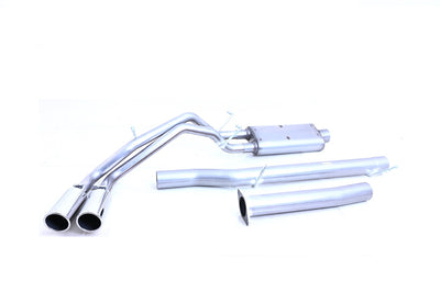 3.5in Stainless Cat-Back Dual Sport Exhaust System <br> 23-26 Chevy Colorado, GMC Yukon 2.7L