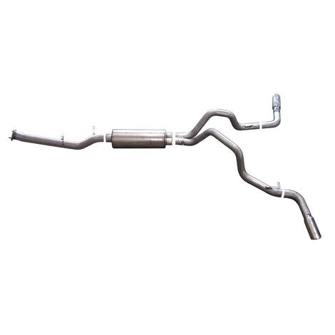 3in Cat-Back Dual Extreme Exhaust w/4in Tip <br> 07-10 Chevy Silverado GMC Sierra 2500 HD 6.0L