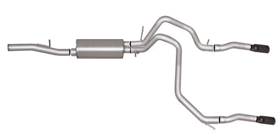 2.25in Cat-Back Dual Split Exhaust w/3.5in Tip <br> 10-14 Chevy Tahoe, GMC Yukon 5.3L