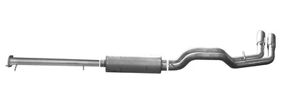 3in Cat-Back Dual Sport Exhaust w/4in Tip <br> 11-19 Chevy Silverado GMC Sierra 2500 3500 HD 6.0L