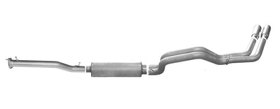 3.5in/3in Cat-Back Dual Sport Exhaust w/4in Tip <br> 11-19 Chevy Silverado GMC Sierra 2500 3500 HD 6.0L