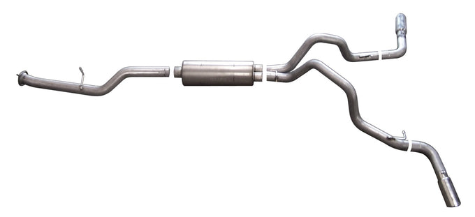 3.5in/3in Cat-Back Dual Extreme Exhaust w/4in Tip <br> 11-19 Chevy Silverado GMC Sierra 2500 3500 HD 6.0L