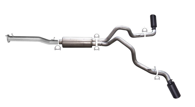 3.5in/3in Cat-Back Dual Extreme Exhaust w/4in Tip <br> 11-19 Chevy Silverado GMC Sierra 2500 3500 HD 6.0L
