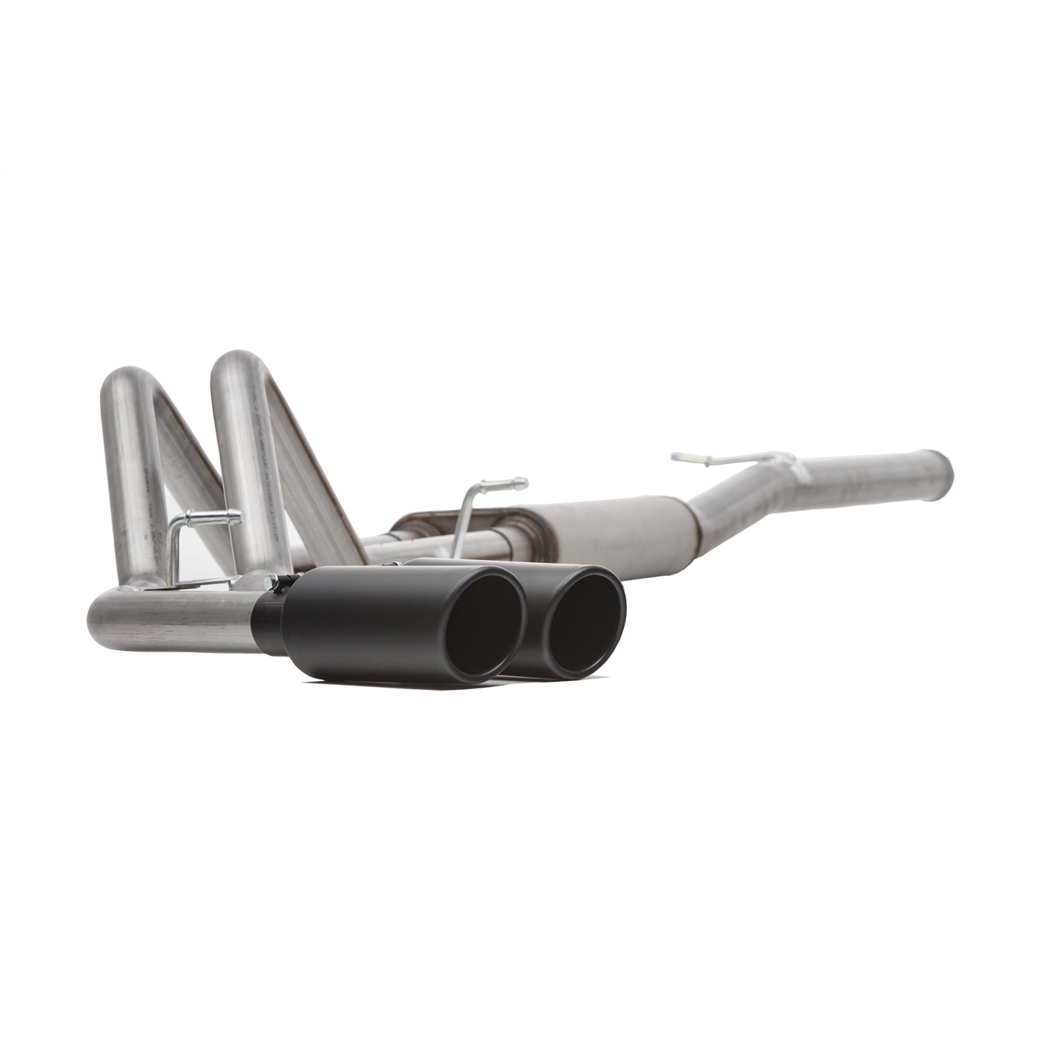 3in Cat-Back Dual Sport Exhaust w/4in Tip <br> 14-18 Chevy Silverado 1500 GMC Sierra 1500 5.3L