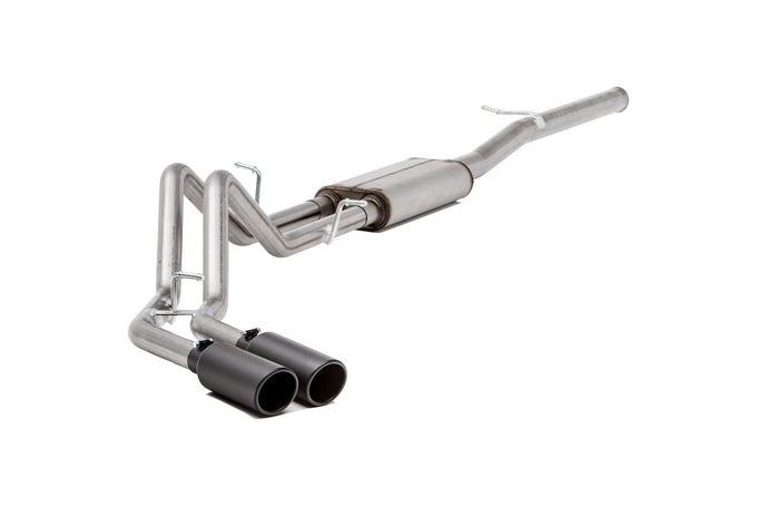 3in Cat-Back Dual Sport Exhaust w/4in Tip <br> 14-18 Chevy Silverado 1500 GMC Sierra 1500 5.3L