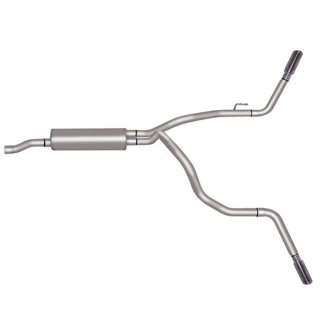 2.25in Cat-Back Dual Extreme Exhaust w/4in Tip <br> 09-10 Dodge Ram 1500, 11-18 Ram 1500 4.7L,5.7L