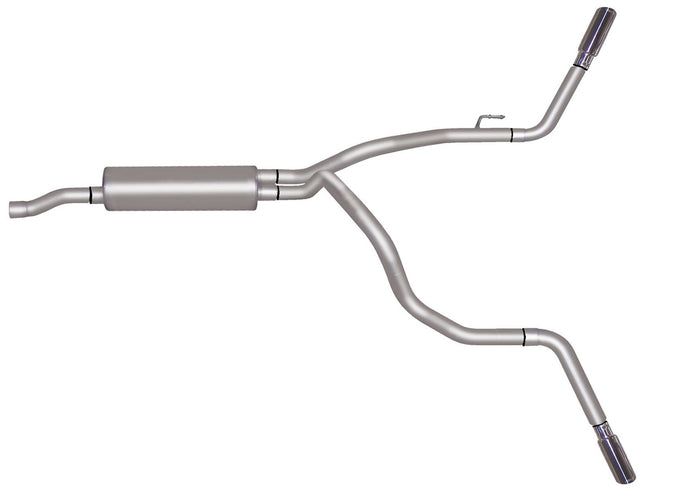 2.25in Cat-Back Dual Extreme Exhaust w/4in Tip <br> 09-10 Dodge Ram 1500, 11-18 Ram 1500 4.7L,5.7L