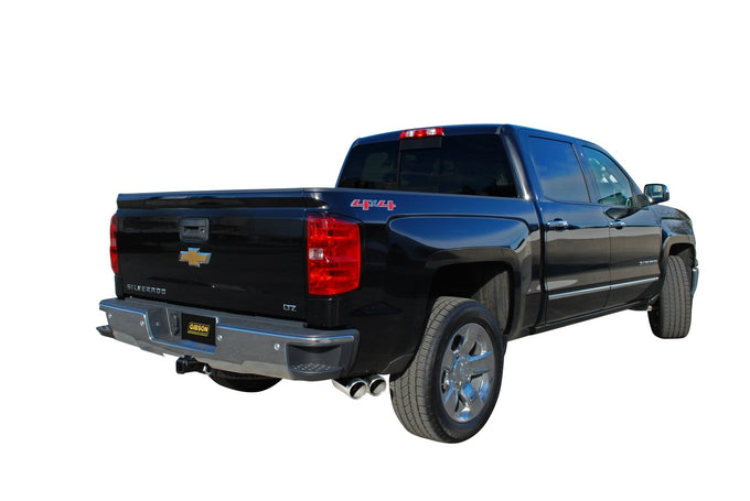 3in/2.25 in Cat-Back Dual Sport Exhaust w/3in Tip <br> 14-18 Chevy Silverado 1500 GMC Sierra 1500 6.2L