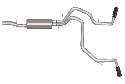 2.25in Cat-Back Dual Extreme Exhaust w/4in Tip <br> 15-20 Chevy Tahoe, GMC Yukon 5.3L