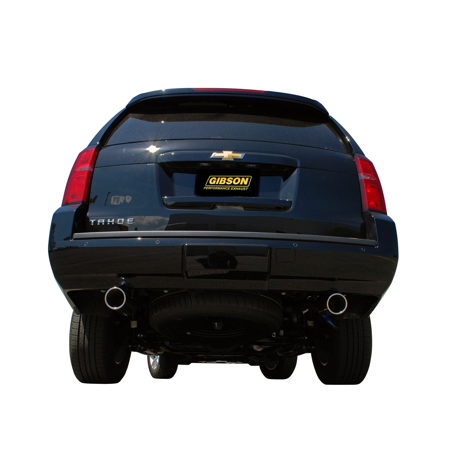 2.25in Cat-Back Dual Split Exhaust w/4in Tip <br> 10-20 Chevy Tahoe, GMC Yukon 5.3L