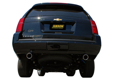 2.25in Cat-Back Dual Split Exhaust w/4in Tip <br> 10-20 Chevy Tahoe, GMC Yukon 5.3L