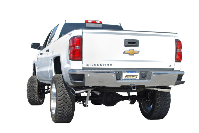 3in/2.25 in Cat-Back Dual Extreme Exhaust w/4in Tip <br> 14-18 Chevy Silverado 1500 GMC Sierra 1500 6.2L