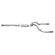 3in/2.25 in Cat-Back Dual Split Exhaust w/4in Tip <br> 14-18 Chevy Silverado 1500 GMC Sierra 1500 6.2L