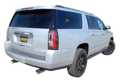 3.5in/2.25 in Cat-Back Dual Split Exhaust w/4in Tip <br> 14-20 Cadillac Escalade ESV GMC Yukon XL 6.2L