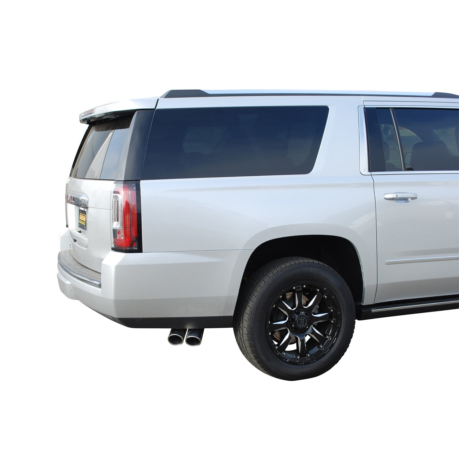 3in/2.25 in Cat-Back Dual Sport Exhaust w/4in Tip <br> 14-20 Cadillac Escalade ESV GMC Yukon XL 6.2L