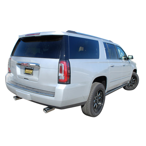3.5in Cat-Back Dual Split Exhaust w/4in Tip <br> 14-20 Cadillac Escalade, 15-20 GMC Yukon 6.2L
