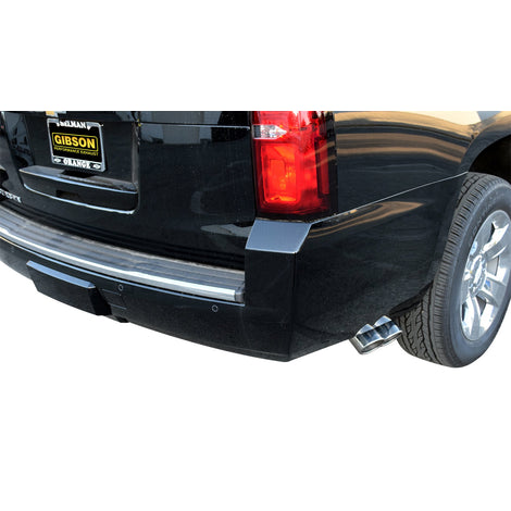 2.25in Cat-Back Dual Sport Exhaust w/4in Tip <br> 15-20 Chevy Suburban, GMC Yukon XL 5.3L