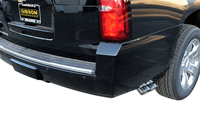 2.25in Cat-Back Dual Sport Exhaust w/4in Tip <br> 15-20 Chevy Suburban, GMC Yukon XL 5.3L