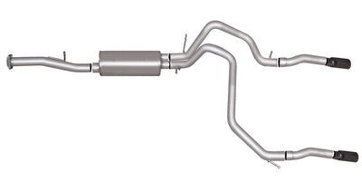 2.25in Cat-Back Dual Split Exhaust w/4in Tip <br> 15-20 Chevy Suburban, GMC Yukon XL 5.3L
