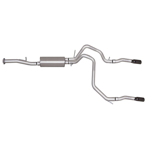 2.25in Cat-Back Dual Split Exhaust w/4in Tip <br> 15-18 Chevy Suburban, GMC Yukon XL 5.3L