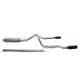 2.5in Cat-Back Dual Extreme Exhaust w/4in Tip <br> 19-25 Chevy Silverado GMC Sierra 1500 LD 5.3L,4.3L