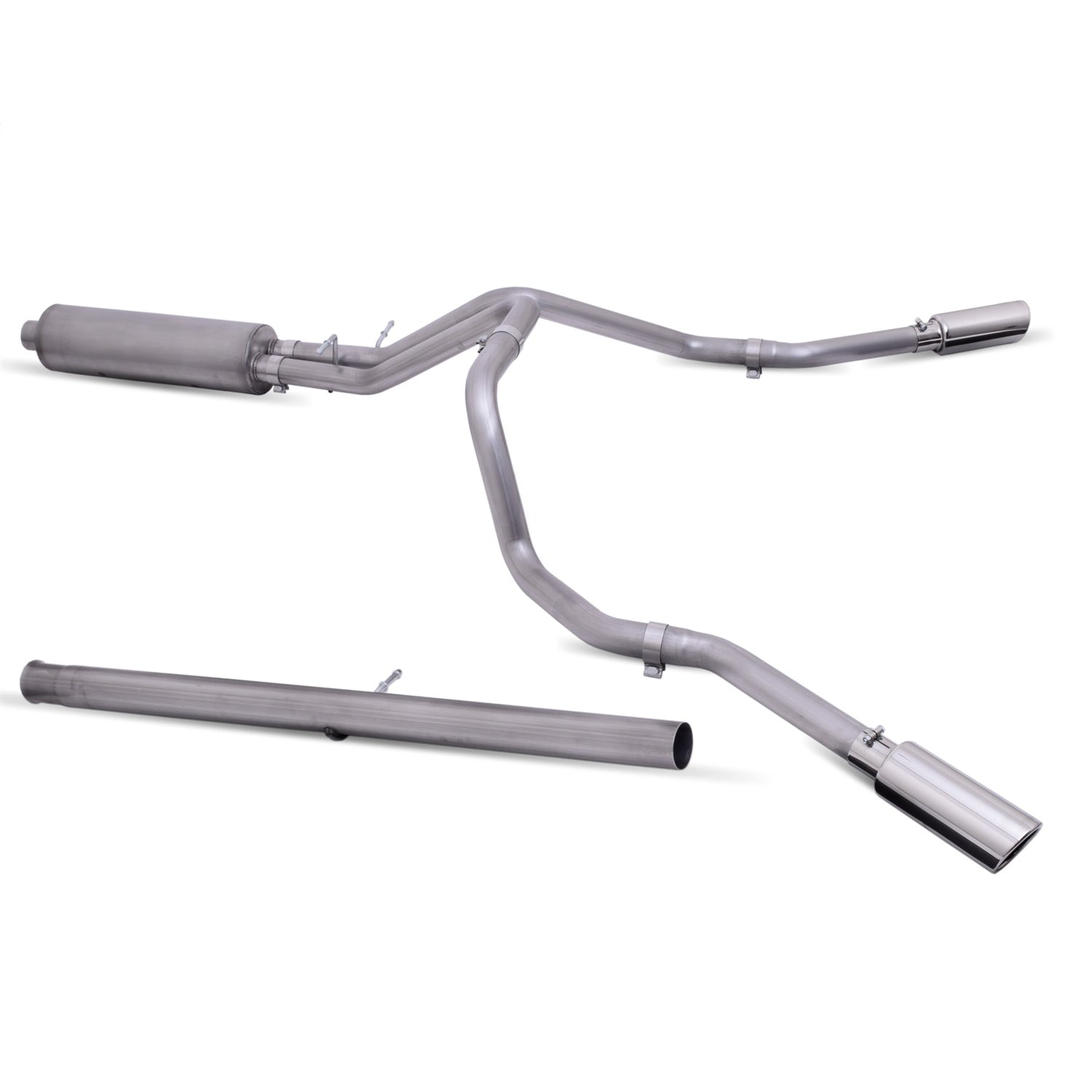 3in/2.5in Cat-Back Dual Extreme Exhaust w/4in Tip <br> 19-23 Chevy Silverado GMC Sierra 1500 LTD Limited