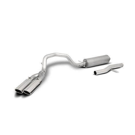 3in Cat-Back Dual Sport Exhaust w/4in Tip <br> 21-23 GMC Yukon, 21-22 Chevy Tahoe 5.3L