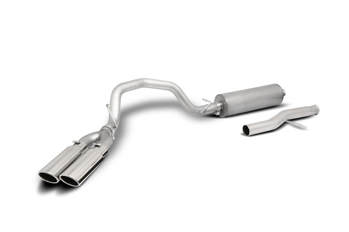 3in Cat-Back Dual Sport Exhaust w/4in Tip <br> 21-23 GMC Yukon, 21-22 Chevy Tahoe 5.3L