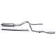 2.5in Cat-Back Dual Split Exhaust w/4in Tip <br> 21-26 GMC Sierra Chevy Silverado 2500 3500 HD 6.6L