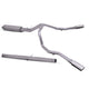 2.5in Cat-Back Dual Extreme Exhaust w/4in Tip <br> 21-26 GMC Sierra Chevy Silverado 2500 3500 HD 6.6L
