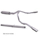2.5in Cat-Back Dual Extreme Exhaust w/4in Tip <br> 21-26 GMC Sierra Chevy Silverado 2500 3500 HD 6.6L