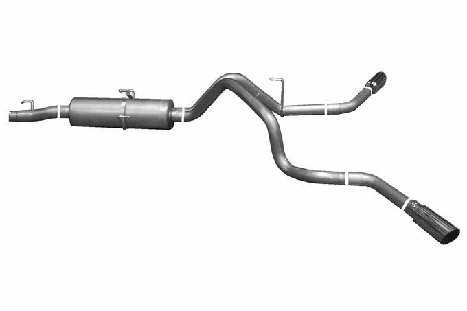 2.25in Cat-Back Dual Extreme Exhaust w/3.5in Tip <br> 2002-2005 Dodge Ram 1500 3.7L,4.7L,5.9L