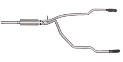 2.5in Cat-Back Dual Split Exhaust w/3.5in Tip <br> 1996-2002 Dodge Ram 2500 Ram 3500 8.0L