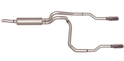 2.5in Cat-Back Dual Split Exhaust w/3.5in Tip <br> 2002-2003 Dodge Dakota 3.9L,4.7L,5.9L