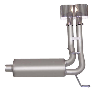 2.5in Cat-Back Super Truck Exhaust w/6in Tip <br> 2002-2005 Dodge Ram 1500 3.7L,4.7L,5.9L