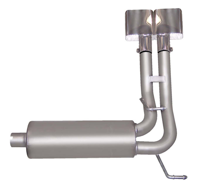 2.5in Cat-Back Super Truck Exhaust w/6in Tip <br> 2002-2005 Dodge Ram 1500 3.7L,4.7L,5.9L