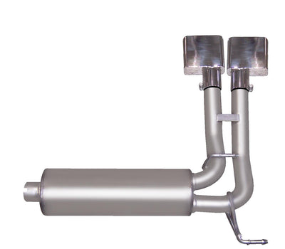 2.5in Cat-Back Super Truck Exhaust w/6in Tip <br> 2004-2005 Dodge Ram 1500 5.7L