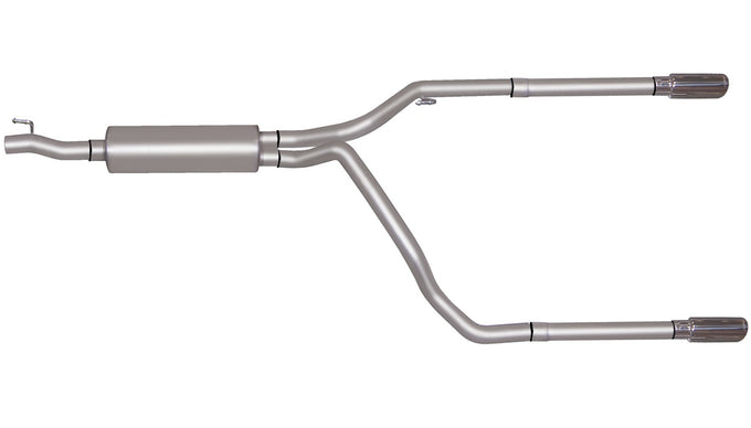 2.5in Cat-Back Dual Split Exhaust w/3.5in Tip <br> 2004-2005 Dodge Ram 1500 5.7L